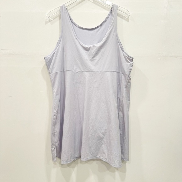Nike Bliss Sport Dress Dri-Fit XXL Light Purple Lavender Athleisure - Picture 2 of 9